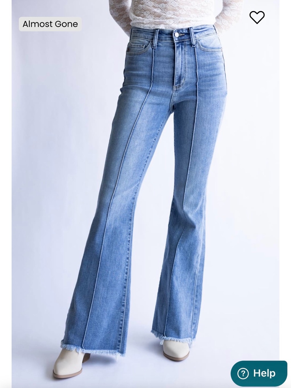 Judy Blue Light Blue High-Rise Flare Jeans